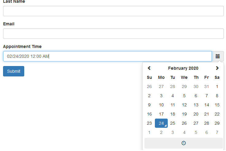 Adding bootstrap datetime picker in HTML Form ( Example with step by step procedure )