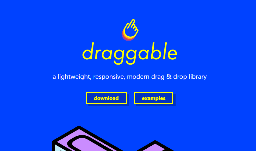 Best Javascript drag and drop library